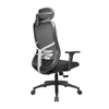 KB-8961AS-BK New Design fitting waist office mesh chair with headrest