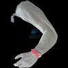 Stainless steel arm sleeve with full hand glove and Y adjustable Band