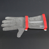 1101-Chainmail Glove Long Cuff With Textile Strap