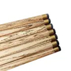 Paint-Free Single-Section Cue Stick Ash Wood Small Head Black Eight Colorful Billiard Hall Public Stick 10mm