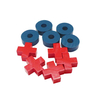 American Flag Themed W ooden Tic Tac Toe Game Set Asterisk-Shaped Travel Board Game Family Party Game Mini XO for Kids and Adults
