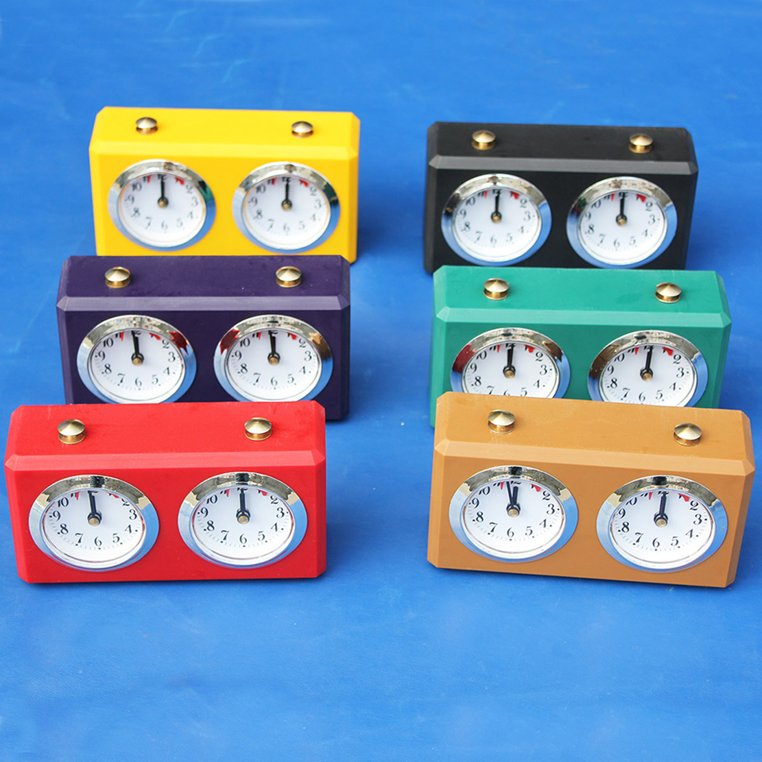 Chess Go Timer Professional Mechanical Analog Chess Clock Count Down Timer for Chinese Chess Board Game No Battery Need