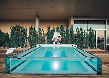 U-vormig-acryl-zwembad