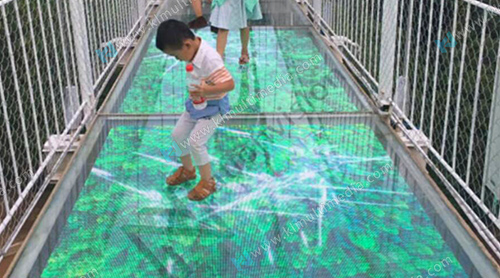 شاشة LED أرضية