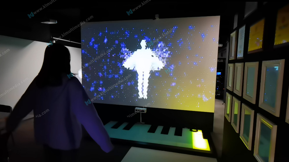 تفاعل الجسم بكسل مع الظل البشري