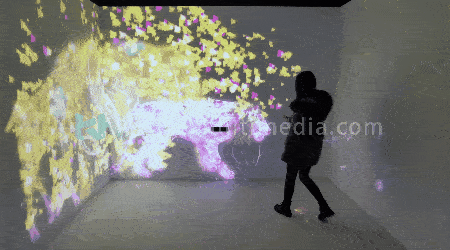 ألعاب الإسقاط على الحائط التفاعلية