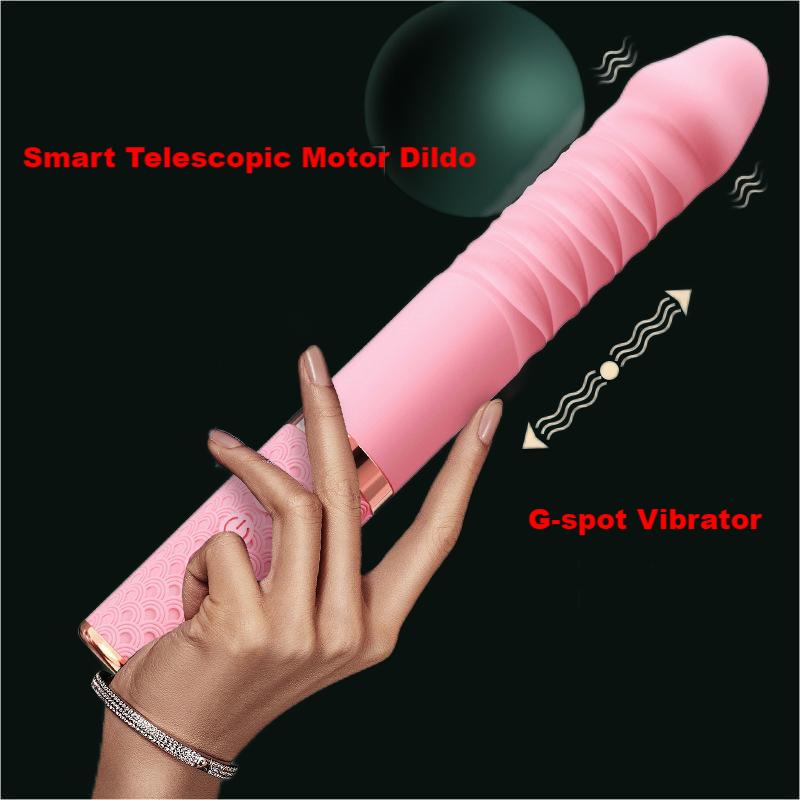 Vibrador inteligente de punto G con encogimiento autom&aacute;tico