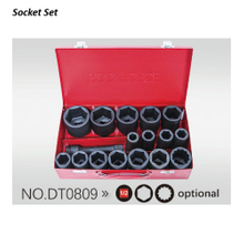 DT0809 3/4" Dr.17PCS Length Air Impact Sockets (Metal Box)