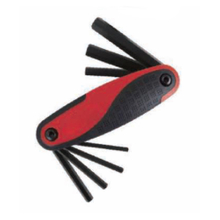 Folding-type hex key set
