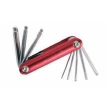 Folding-type hex key set