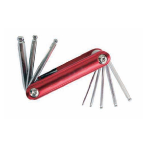 Folding-type hex key set