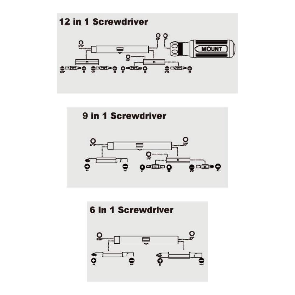Multi-function screwdriver