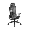 KB-8962AS-BK-016 New Design fitting waist office mesh chair with headrest