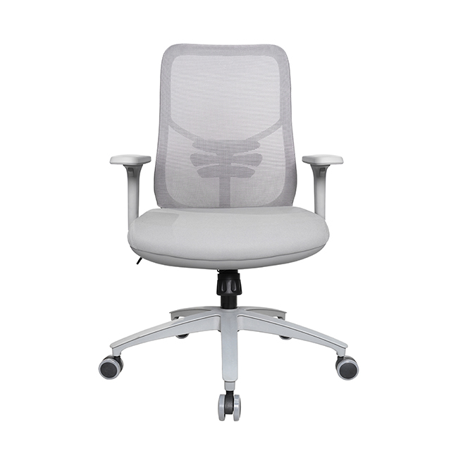 KB-8961B-GR New Design itting the Waist Office grey frame Line Control Mesh Chair
