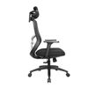 KB-8961AS-BK New Design fitting waist office mesh chair with headrest