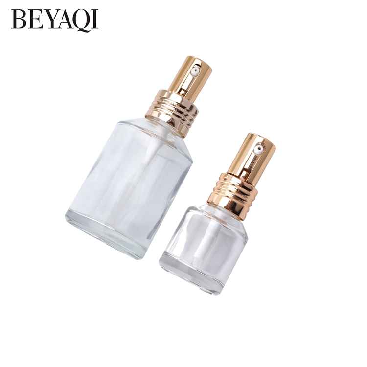 Empaquetado cosmético Vidrio al por mayor 15ml 60ml 100ml Botellas de perfume de niebla Botella cuentagotas 