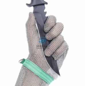 Long Cuff Stainless Steel Metal Mesh Gloves