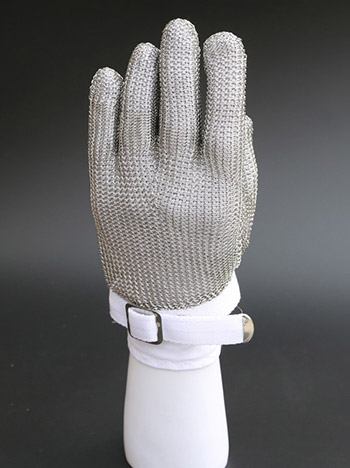 Metal Mesh Butcher Gloves-five fingers, full hand protection