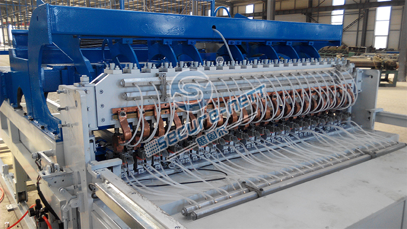 cnc plc control construction wire mesh welding machine