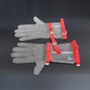 1101-Chainmail Glove Long Cuff With Textile Strap