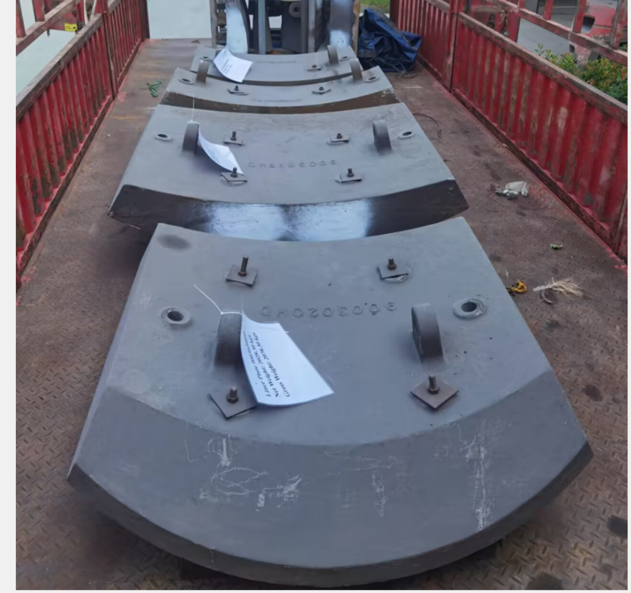 High chromium chute plate exported to Australia