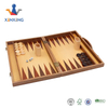 2023 Best selling natural color pine wood educational travel backgammon set