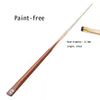 Paint-Free Single-Section Cue Stick Ash Wood Small Head Black Eight Colorful Billiard Hall Public Stick 10mm