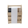 Customizable logo 10" Kubb Game With Wooden Storage Crate Outdoor Throwing Game Wood Set with Black Crown Yard Garden Games