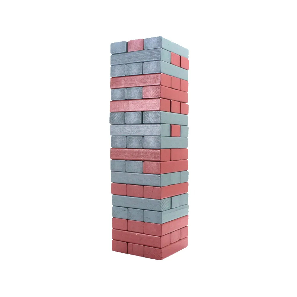 Wooden Tumbling Tower 25 Years of Production Experience Wholesale Customization Wooden Blocks Tailor Made Colors and Sizes