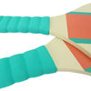 Wooden Beach Rackets Set Includes 2 Wooden Paddles and 2 Balls -Outdoor Wood Paddle Bat Ball Game