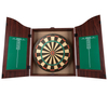 Wooden Bristle Dartboard and Cabinet Sets Features Easy Assembly Dartboard Complete with All Accessories