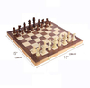 Hot sell 15 inch folding wooden chess set international chess game chess board game
