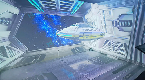 لوحات إعلانية ثلاثية الأبعاد لشاشات الكهف