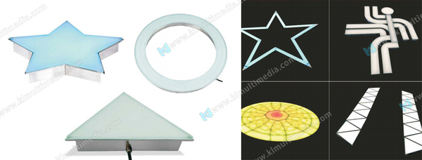 أضواء بلاط الأرضية غير منتظمة الشكل