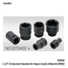 DT0402 1 1/2" Dr.Industrial Standard Air Impact Sockets (Material:CRMO)