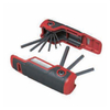 Folding-type hex key set