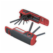 Folding-type hex key set
