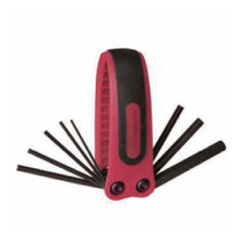 Folding-type hex key set