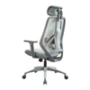 KB-8965AS Newly designed comfortable ergonomic grey frame office chair with headrest