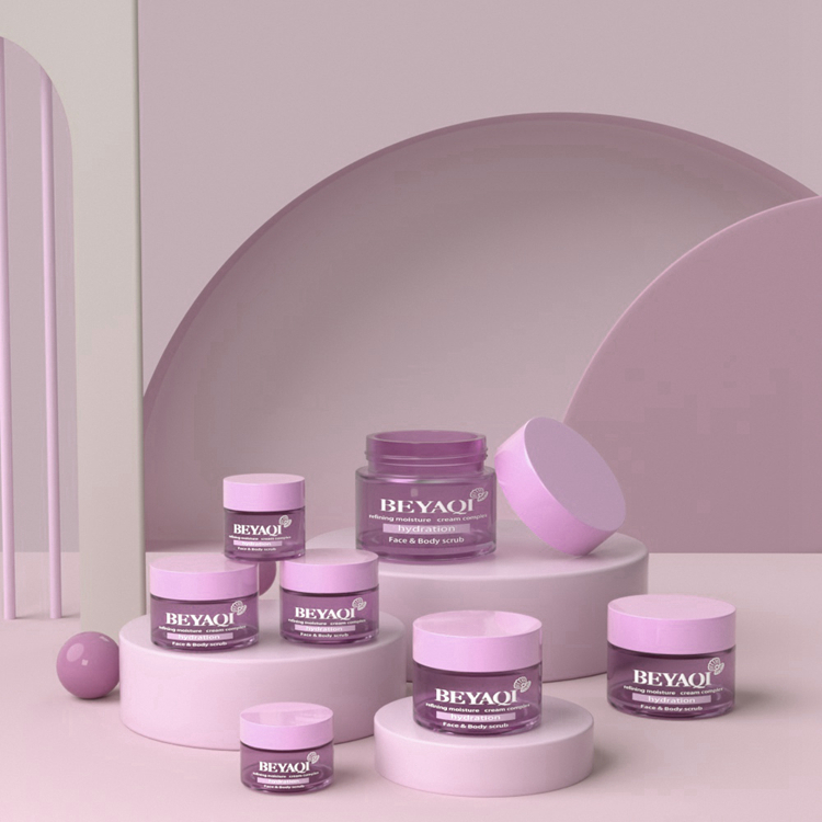 Imballaggio per la cura della pelle Nuovo arrivo 30 ml 100 ml Vaso per crema cosmetica in vetro Contenitore per cosmetici all'ingrosso