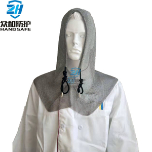 Stainless Steel Chain Mail Cut Resistant Hat 