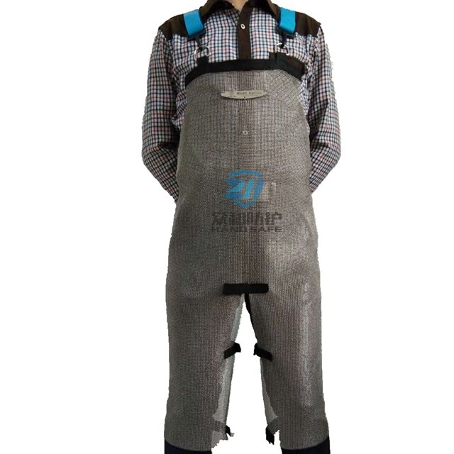 Stainless steel split leg apron