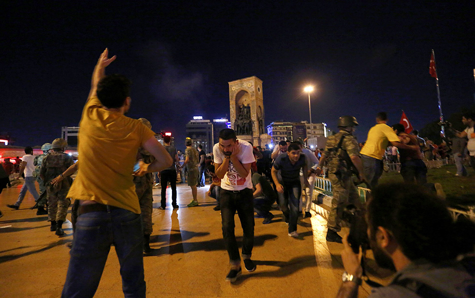 Turkish President Appears In Public After Military Coup Attempt Occur