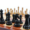 Luxury Travel Chess Set with Classic Met.al Pieces and Folding Storage Wooden Chess Board。