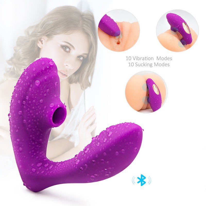 Masturbatore con vibratore per succhiare il clitoride