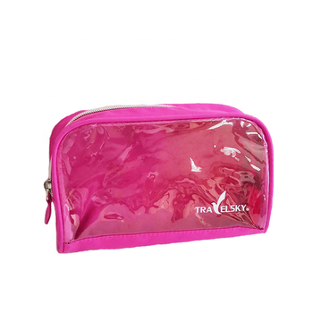 WholeSale Transparent Pouch PVC Cosmetic Bags Waterproof Large Capacity Beauty Case For Travel