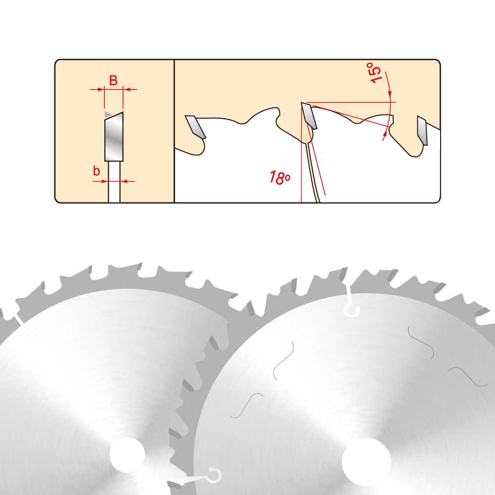 T.C.T Saw Blade For Cutting Wood 