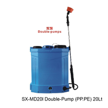Electric mist blower-SX-MD20l Double-Pump (PP.PE) 20Lt