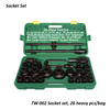 TW-002 Socket set, 26 heavy pcs/bag