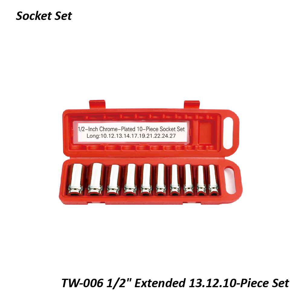 TW-006 1/2" Extended 13.12.10-Piece Set